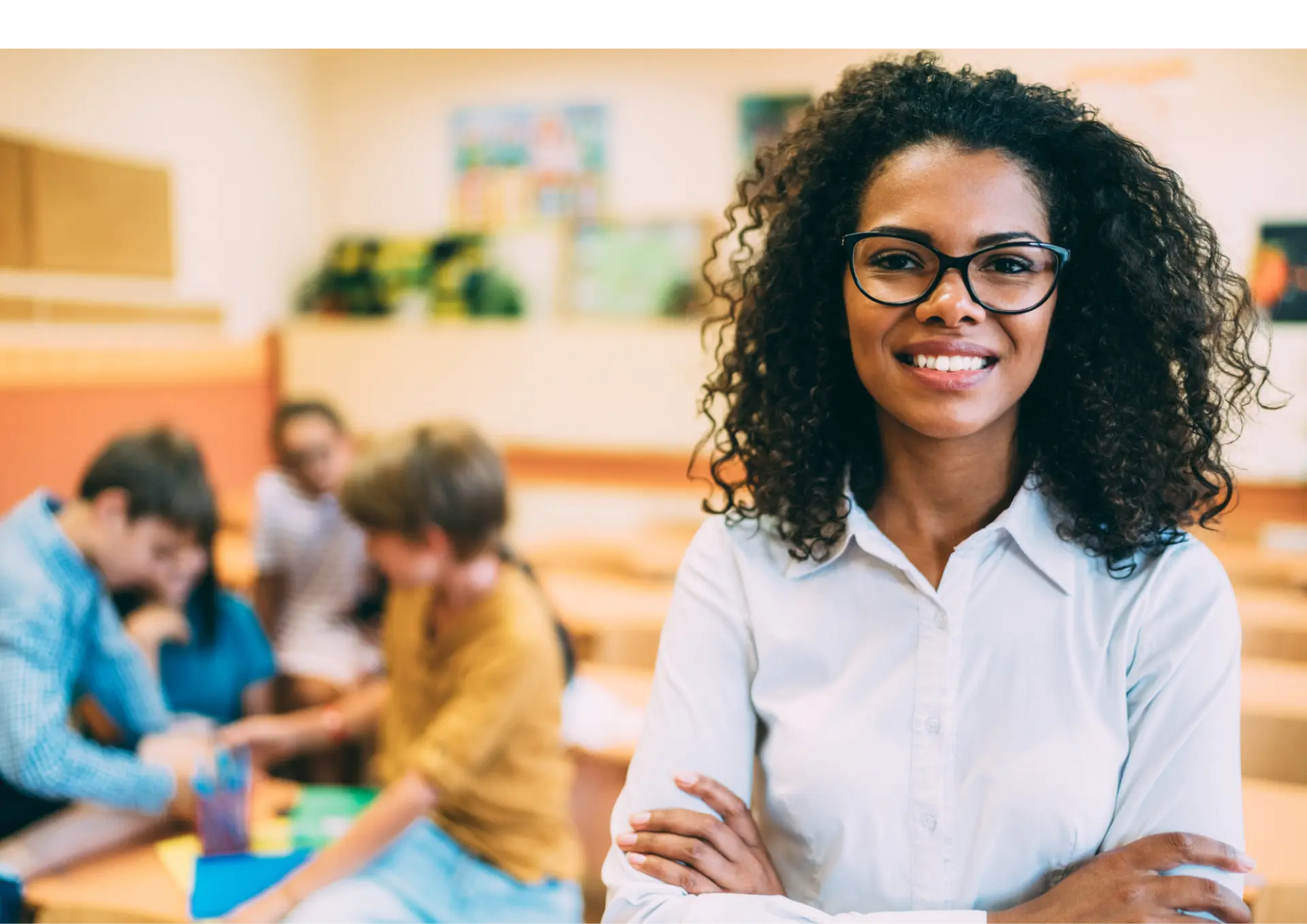 An INDIGO certified teacher leading a mental maths class in a classroom